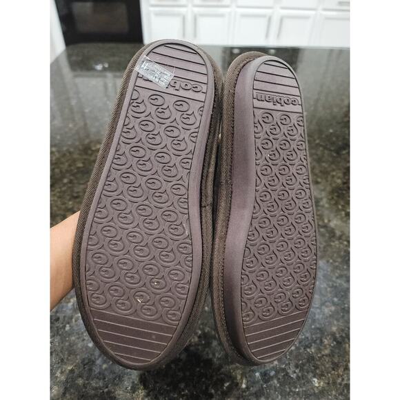 Cobian Mule Clogs Men's Size 11 Brown Striped Faux Fur Lined Round Toe Slip On - Picture 6 of 12